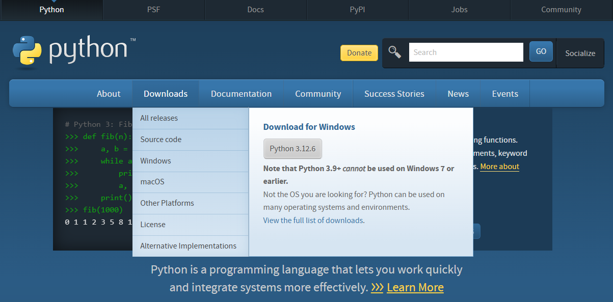 Python3 download